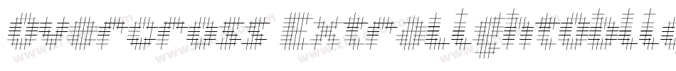 Overcross ExtraLightOblique字体转换